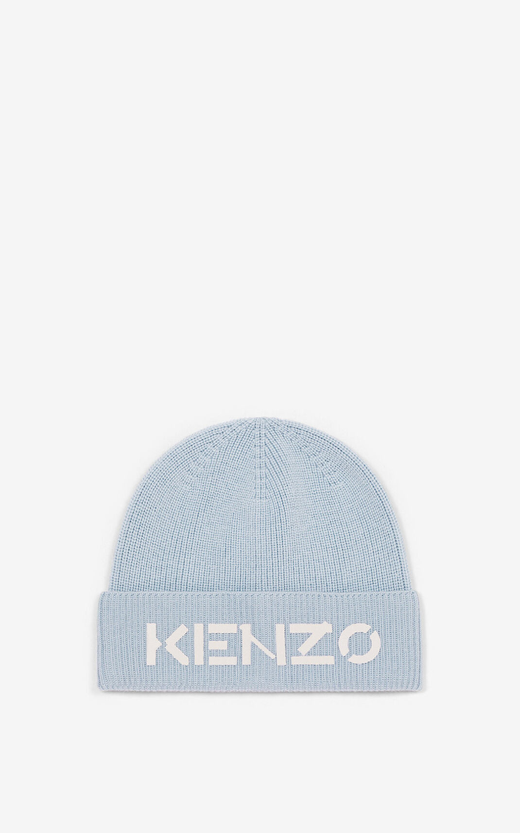 Kenzo Logo knit Beanie Heren Grijs | 71065ZKRC